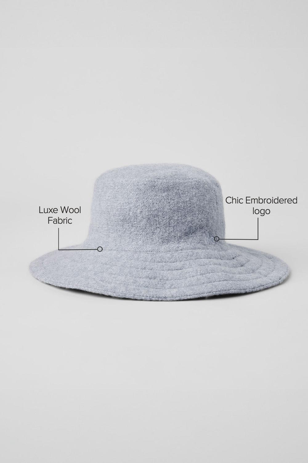Alo Yoga Merino Wool Naisten Bucket Hattu Harmaat | Suomi  6412-WPSAZ