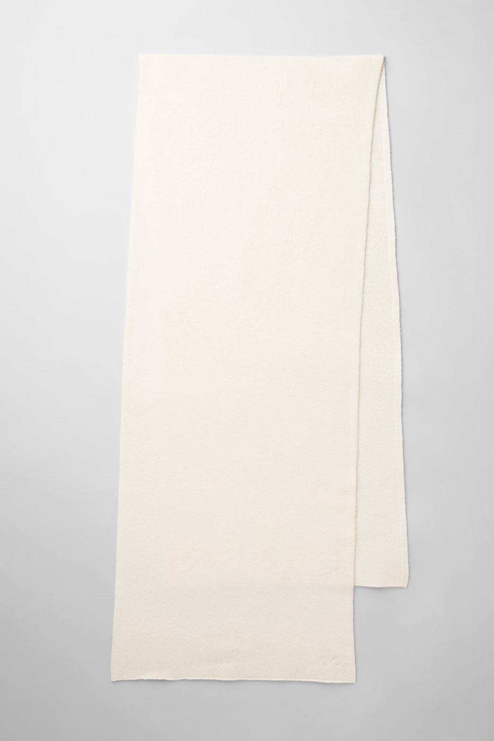 Alo Yoga Merino Wool Oversized Miesten Huivi Ivory | Suomi  8329-OQDCM