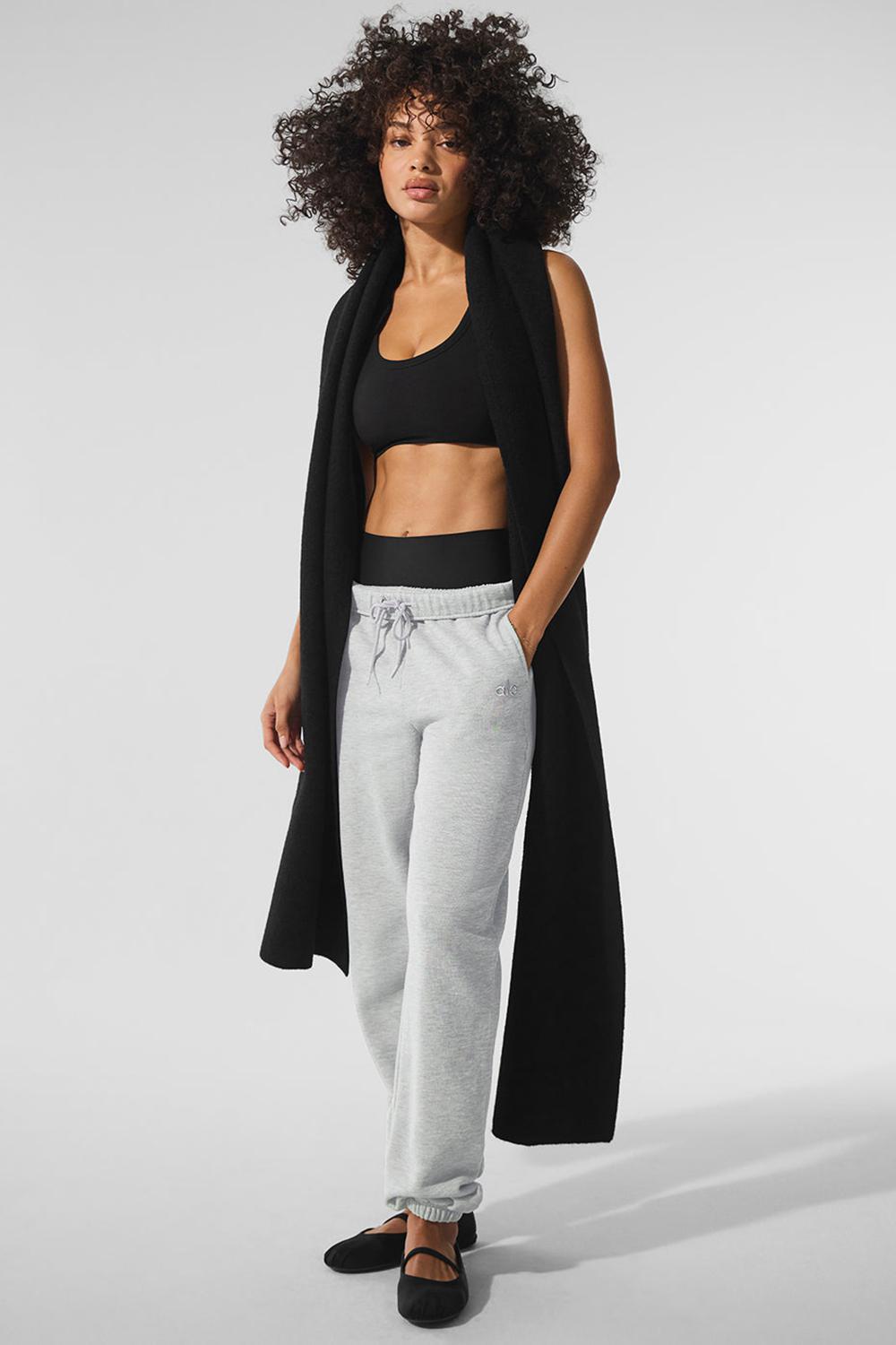 Alo Yoga Merino Wool Oversized Naisten Huivi Mustat | Suomi  0435-SRKXB