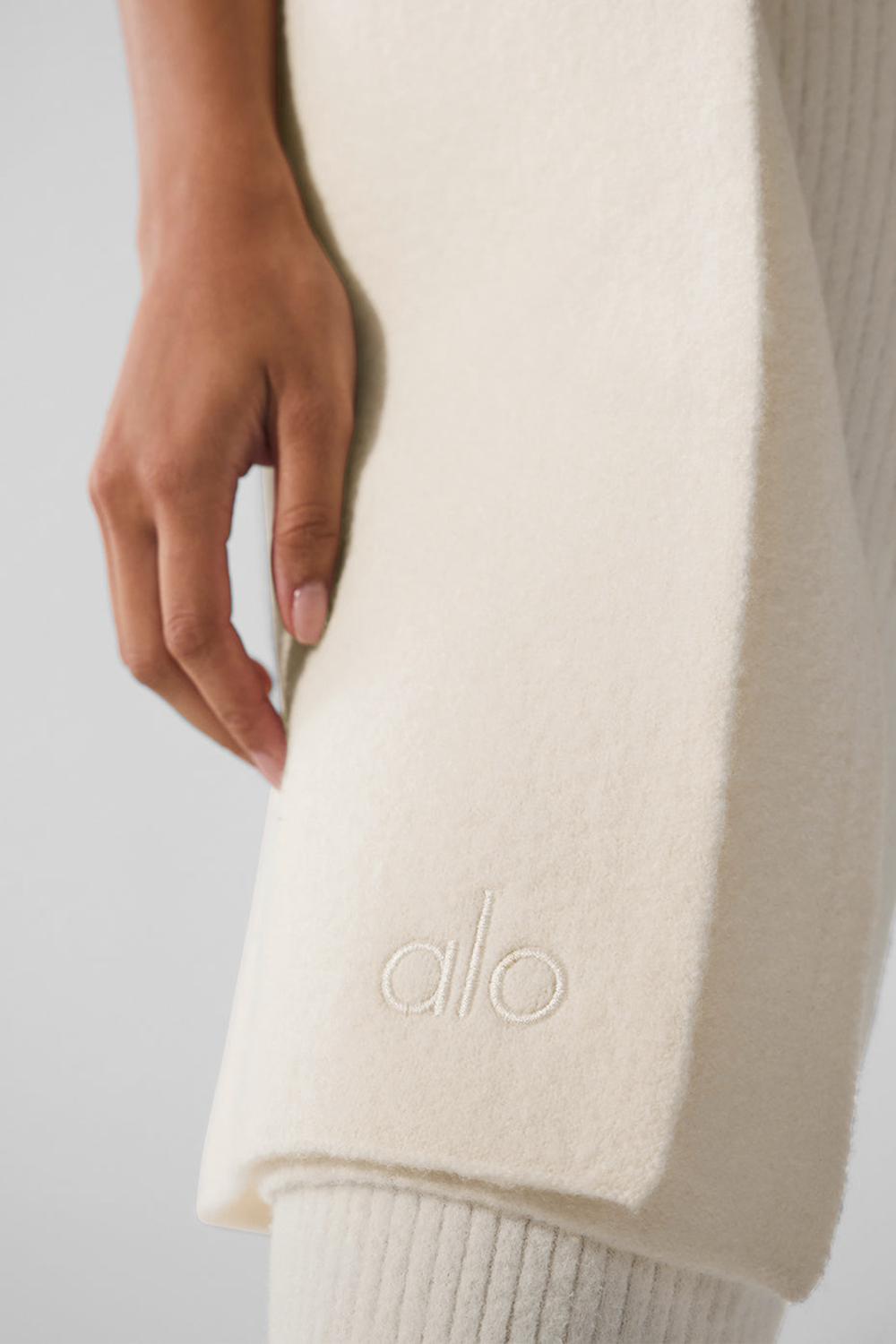 Alo Yoga Merino Wool Oversized Naisten Huivi Ivory | Suomi  1976-LRJCX