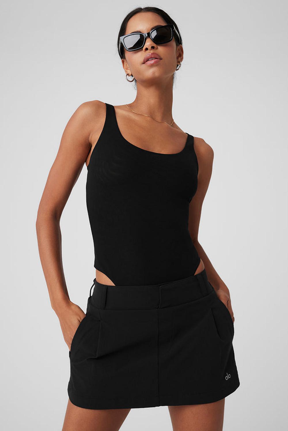 Alo Yoga Mesh Sheer Illusion Naisten Body Mustat | Suomi  7816-BHMQE