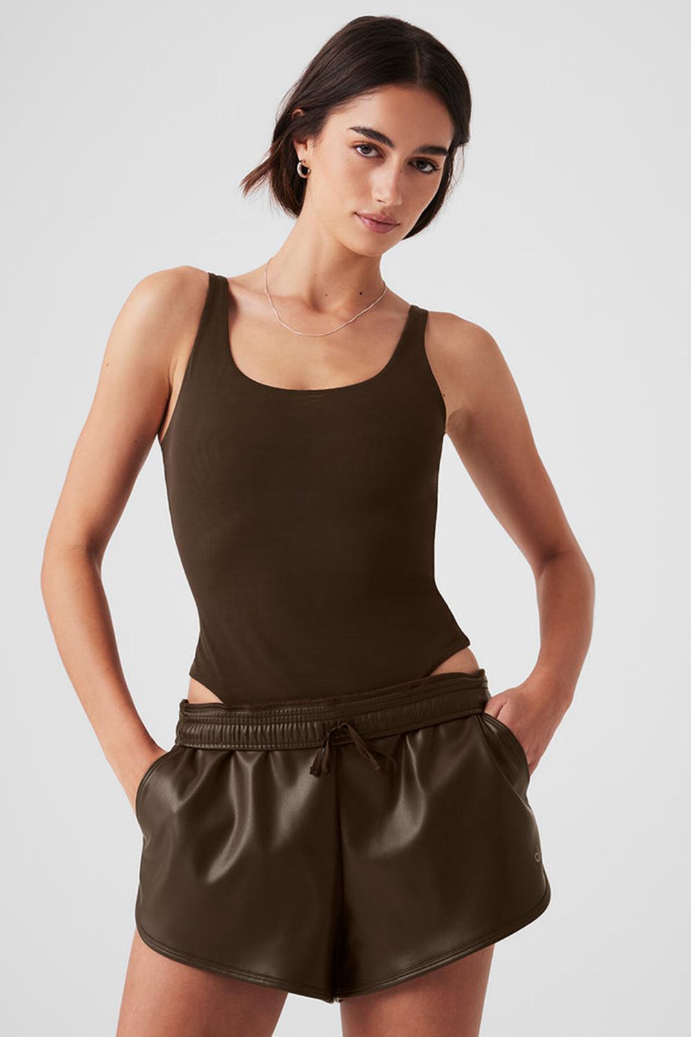 Alo Yoga Mesh Sheer Illusion Naisten Body Espresso | Suomi  6179-GJHPC