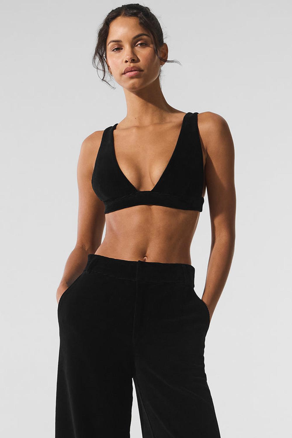 Alo Yoga Micro Corduroy Dreamer Naisten Urheiluliivi Mustat | Suomi  0519-LKFPA