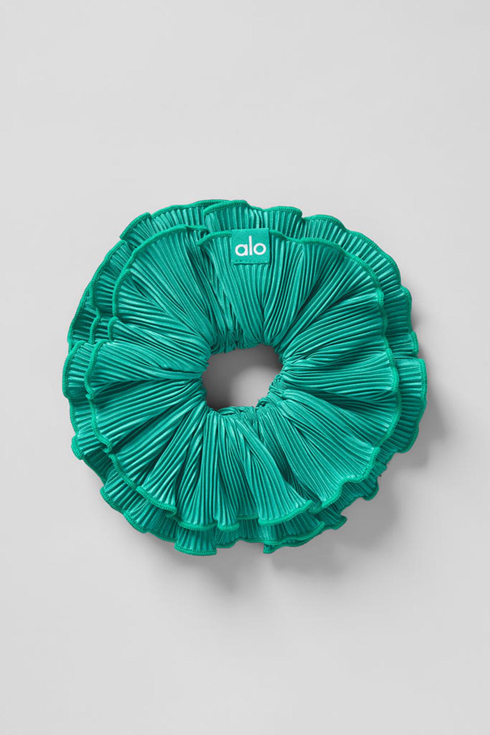 Alo Yoga Micro Plisse Oversize Naisten Scrunchie Vihreä | Suomi  4593-WTYOI
