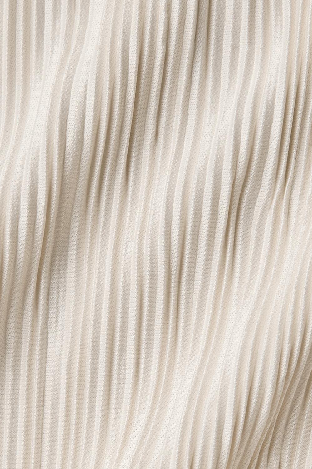 Alo Yoga Micro Plisse Shirt Naisten Mekko Oat Milk | Suomi  4108-PFATJ