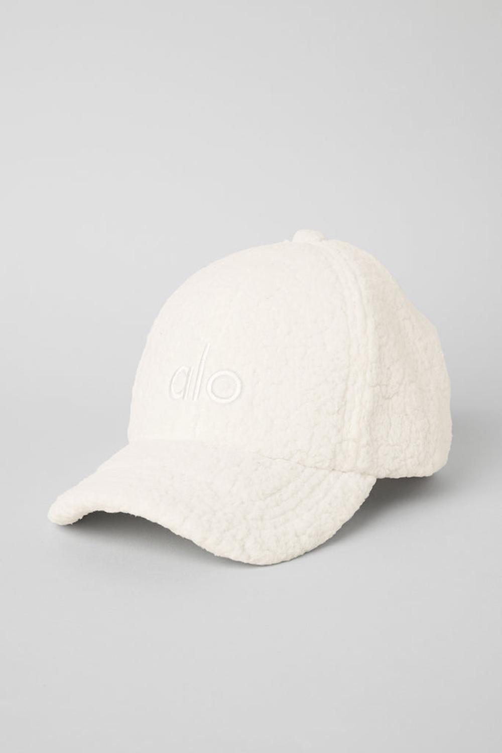 Alo Yoga Micro Sherpa Off-Duty Miesten Lippis Ivory | Suomi  5037-BUIJO
