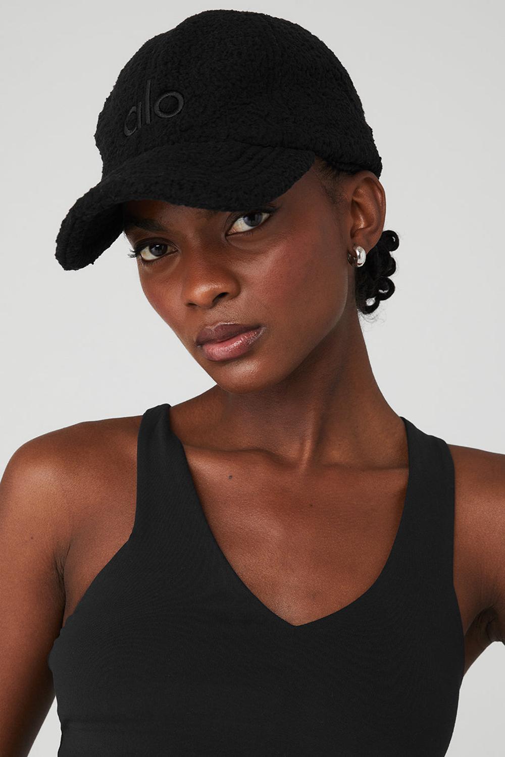 Alo Yoga Micro Sherpa Off-Duty Naisten Lippis Mustat | Suomi  5728-USQAC