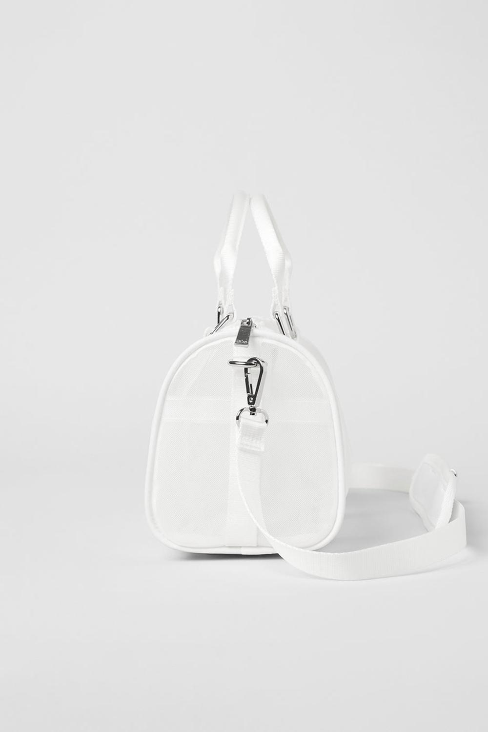 Alo Yoga Mini Sheer Naisten Duffle Laukku Valkoinen | Suomi  1376-BCZGA