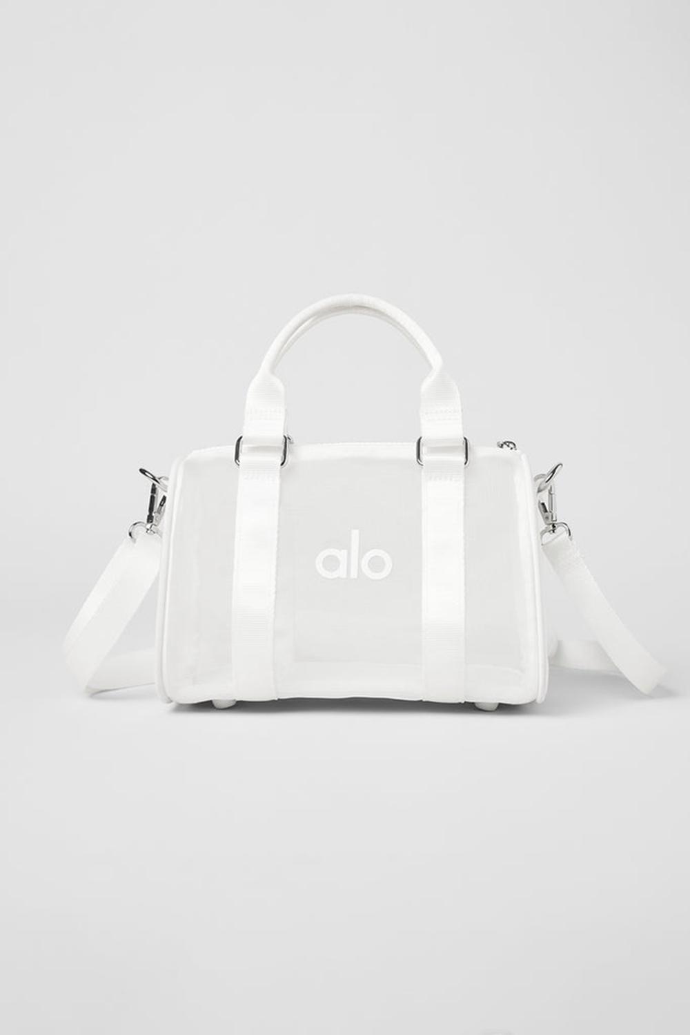 Alo Yoga Mini Sheer Naisten Duffle Laukku Valkoinen | Suomi  1376-BCZGA