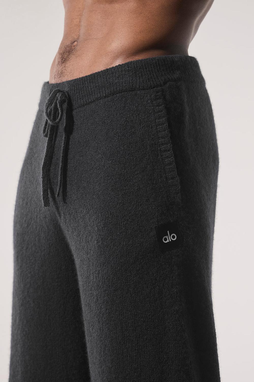 Alo Yoga New Class Cashmere Miesten Collegehousut Mustat | Suomi  4623-OBAIQ