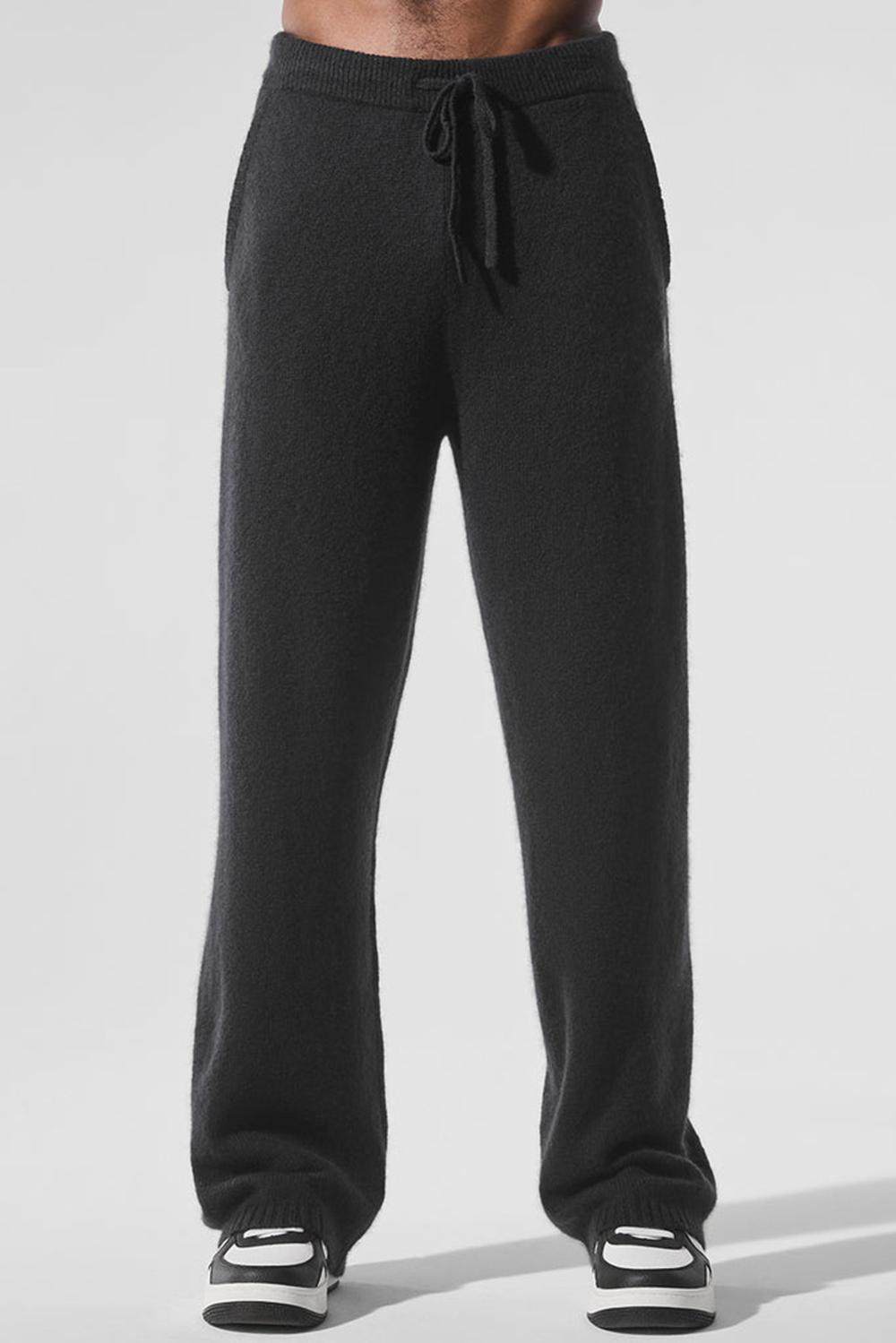 Alo Yoga New Class Cashmere Miesten Collegehousut Mustat | Suomi  4623-OBAIQ