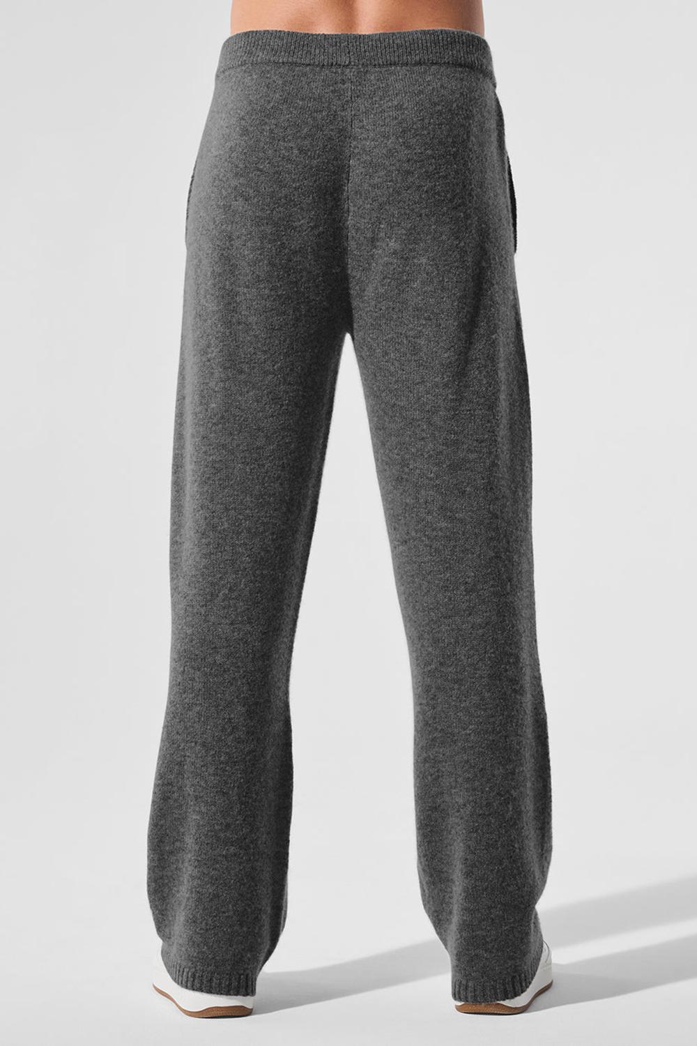 Alo Yoga New Class Cashmere Miesten Collegehousut Platina Harmaat | Suomi  5346-PQLWO