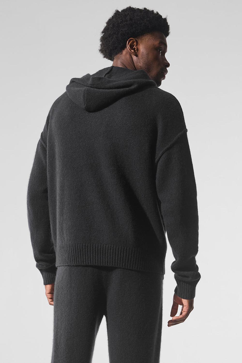 Alo Yoga New Class Cashmere Miesten Huppari Mustat | Suomi  8792-UKRZL