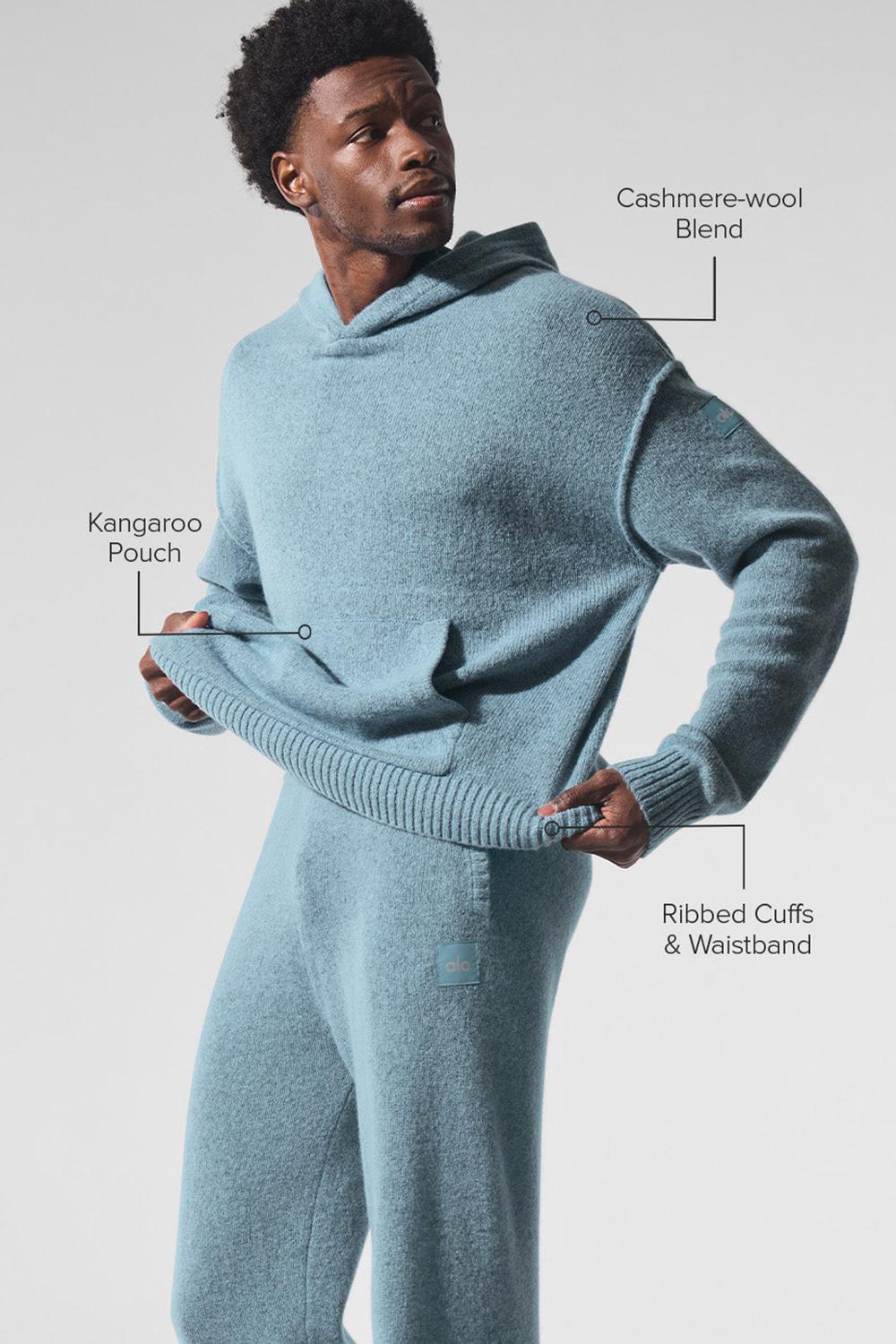 Alo Yoga New Class Cashmere Miesten Huppari Sininen | Suomi  2609-AZYJE
