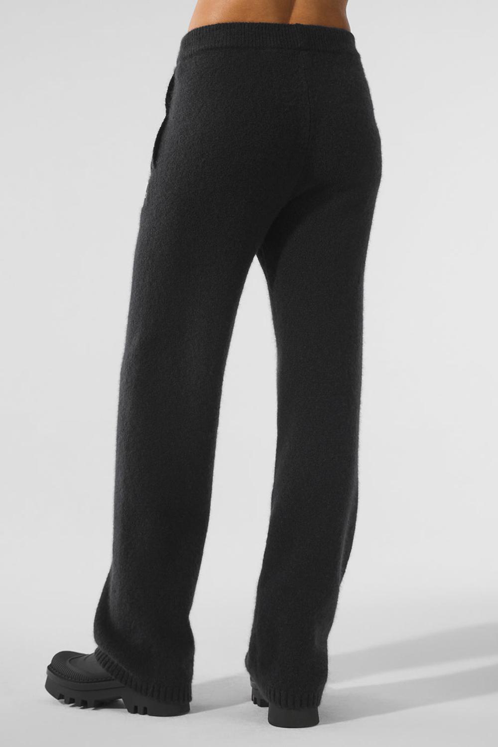 Alo Yoga New Class Cashmere Naisten Collegehousut Mustat | Suomi  9685-NTMBI