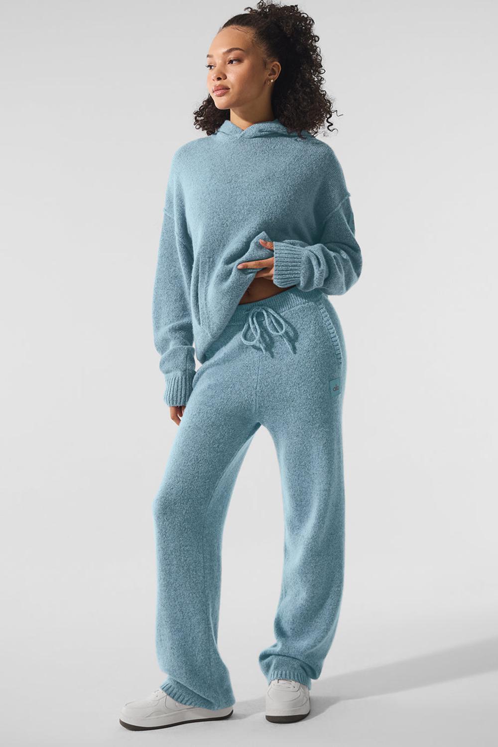 Alo Yoga New Class Cashmere Naisten Collegehousut Sininen | Suomi  4708-MJKAF