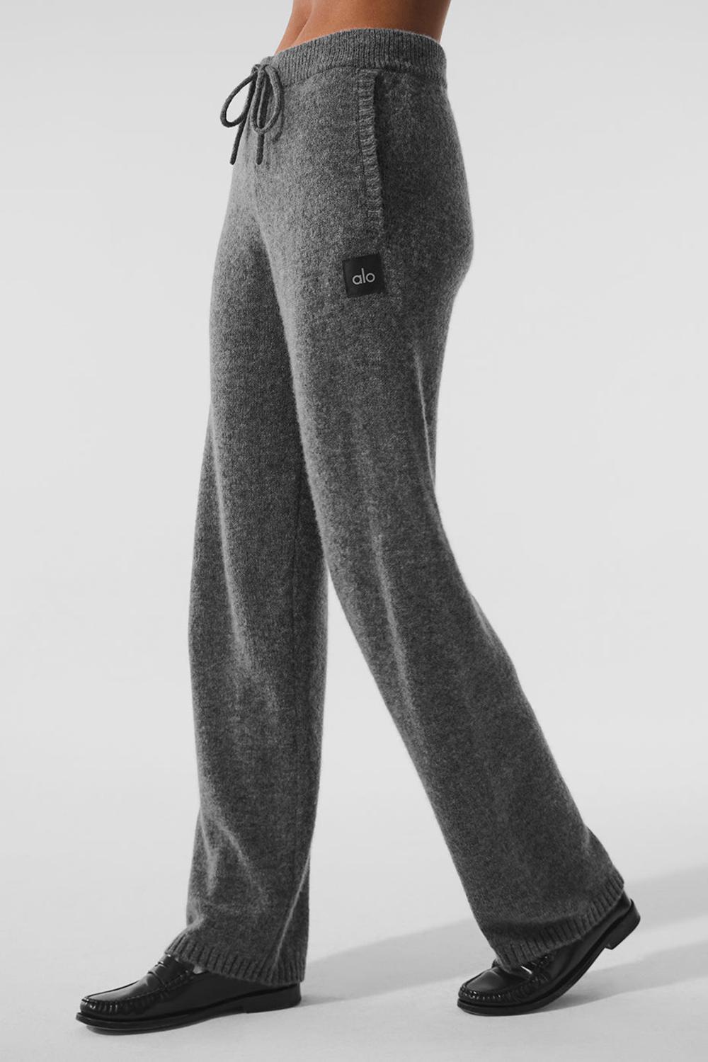 Alo Yoga New Class Cashmere Naisten Collegehousut Platina Harmaat | Suomi  0217-QDGKH