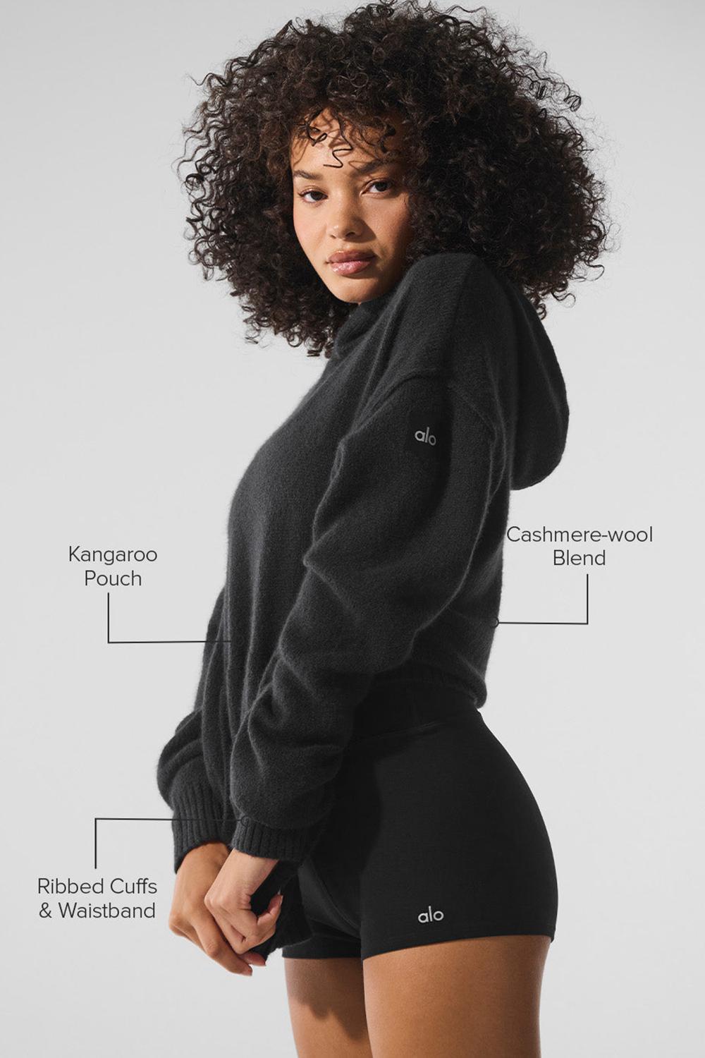 Alo Yoga New Class Cashmere Naisten Huppari Mustat | Suomi  2701-LWMEV