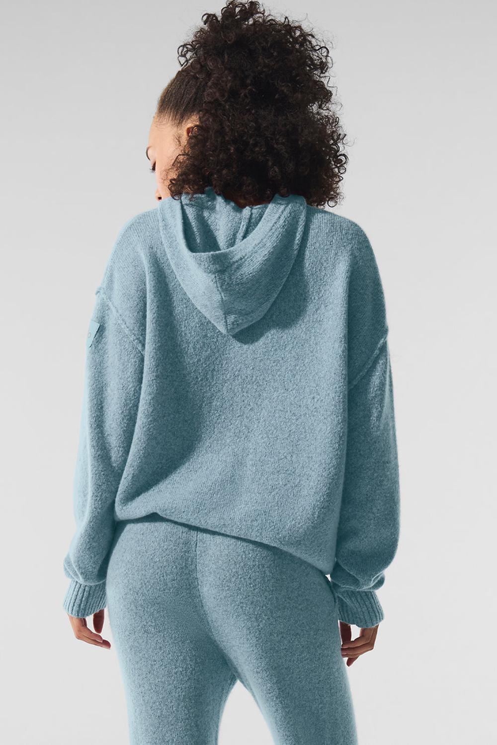 Alo Yoga New Class Cashmere Naisten Huppari Sininen | Suomi  6581-YCHLW
