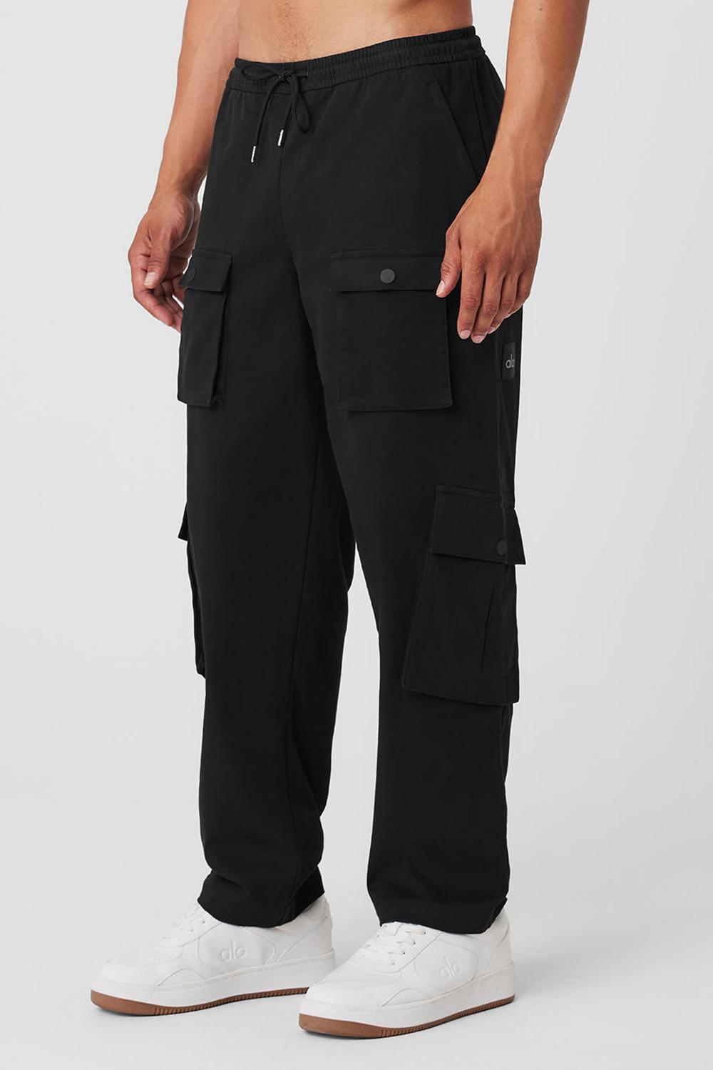 Alo Yoga Northstar Cargo Miesten Housut Mustat | Suomi  5190-GIYCL