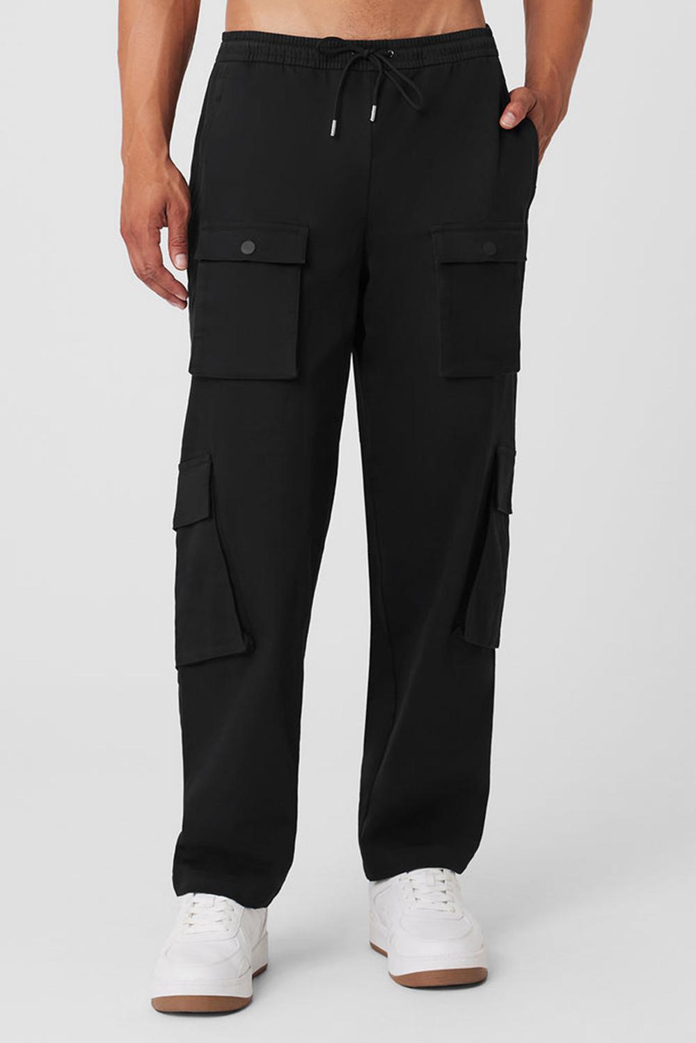 Alo Yoga Northstar Cargo Miesten Housut Mustat | Suomi  5190-GIYCL