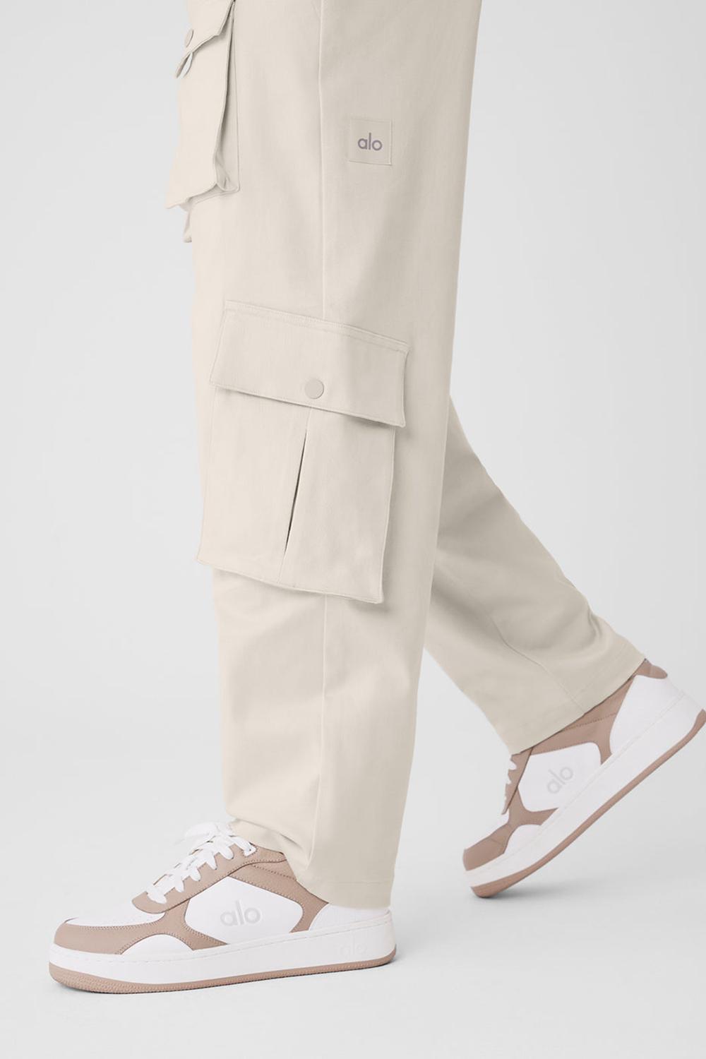 Alo Yoga Northstar Cargo Miesten Housut Bone | Suomi  7521-IGWOU