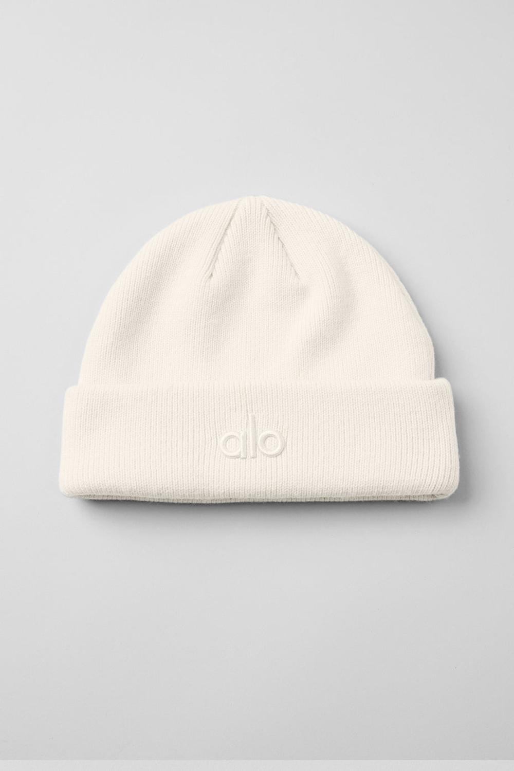 Alo Yoga Notable Miesten Pipo Ivory | Suomi  1436-KCQIN
