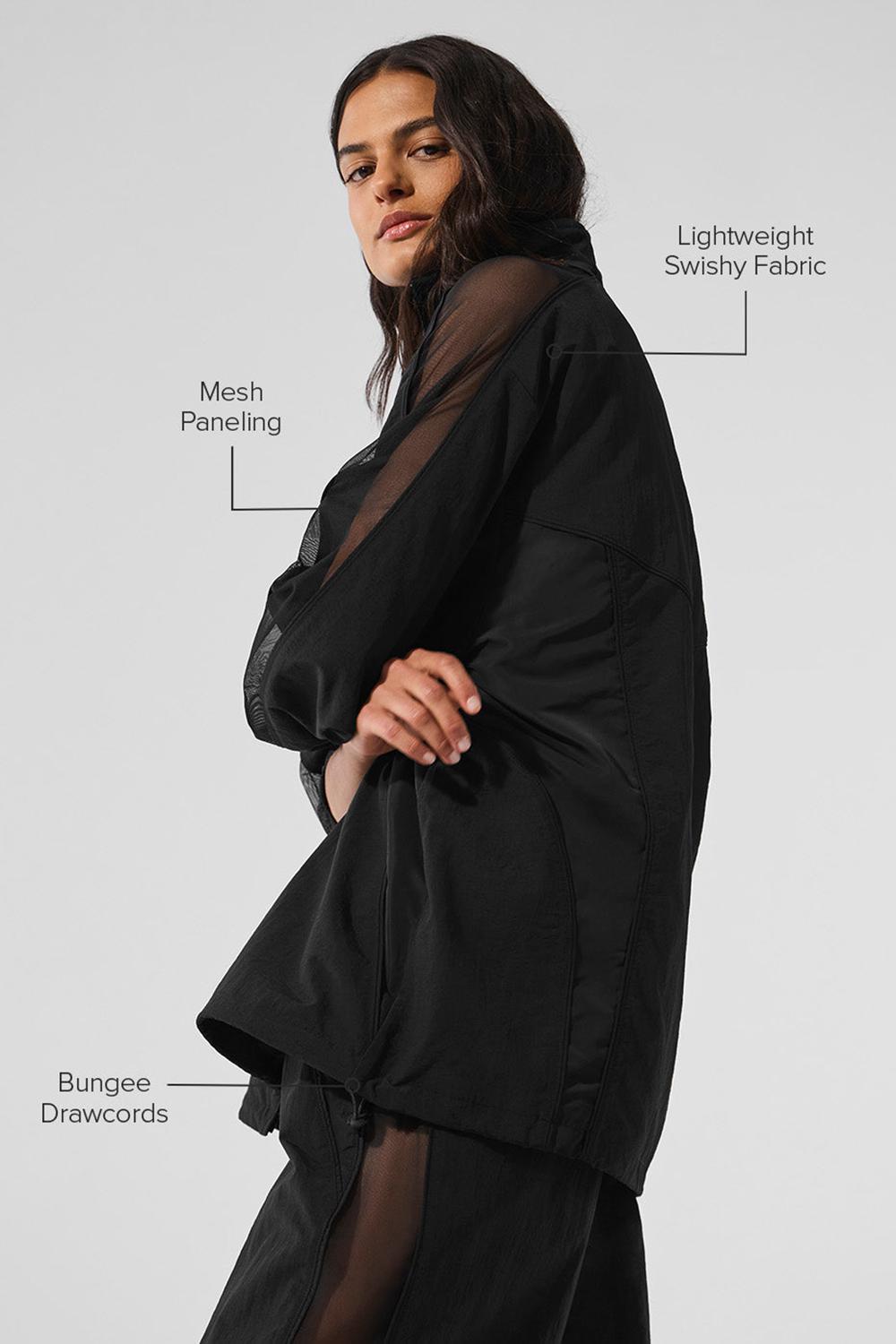 Alo Yoga Origin Full-Zip Track Naisten Takit Mustat | Suomi  7125-HKOTL