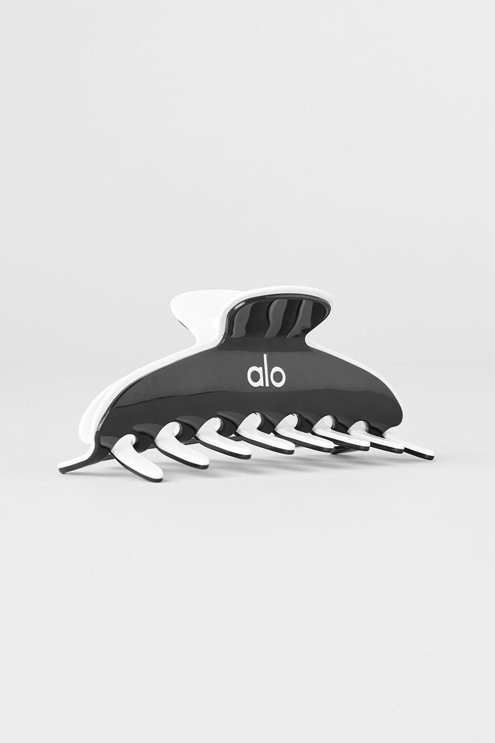 Alo Yoga Outline Claw Clip Naisten Hair Claw Mustat Valkoinen | Suomi  0758-IMEXL