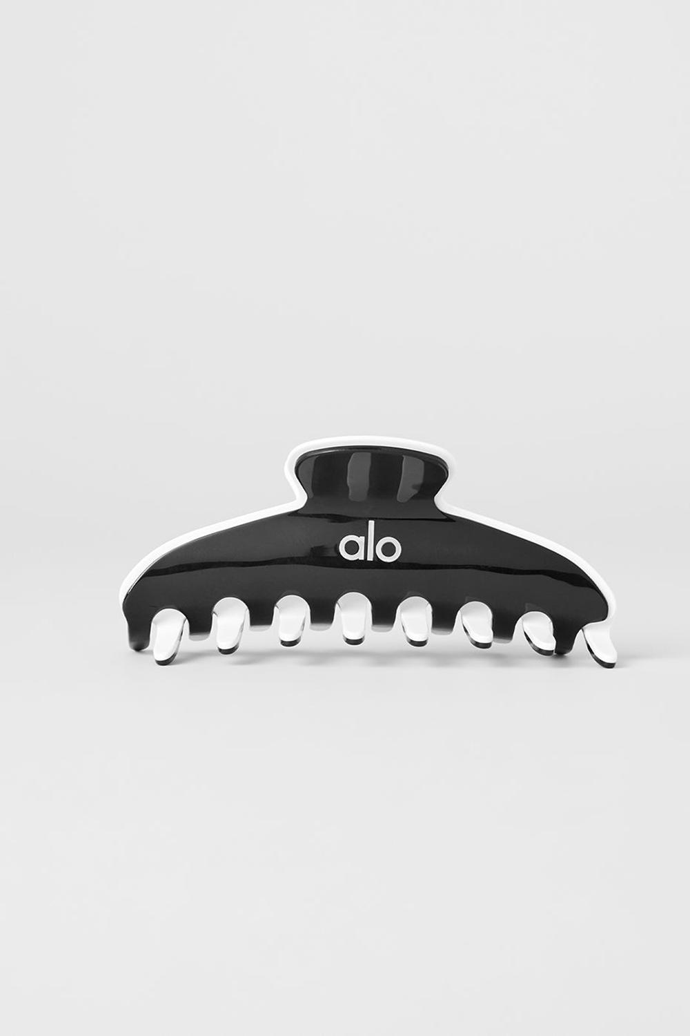 Alo Yoga Outline Claw Clip Naisten Hair Claw Mustat Valkoinen | Suomi  0758-IMEXL