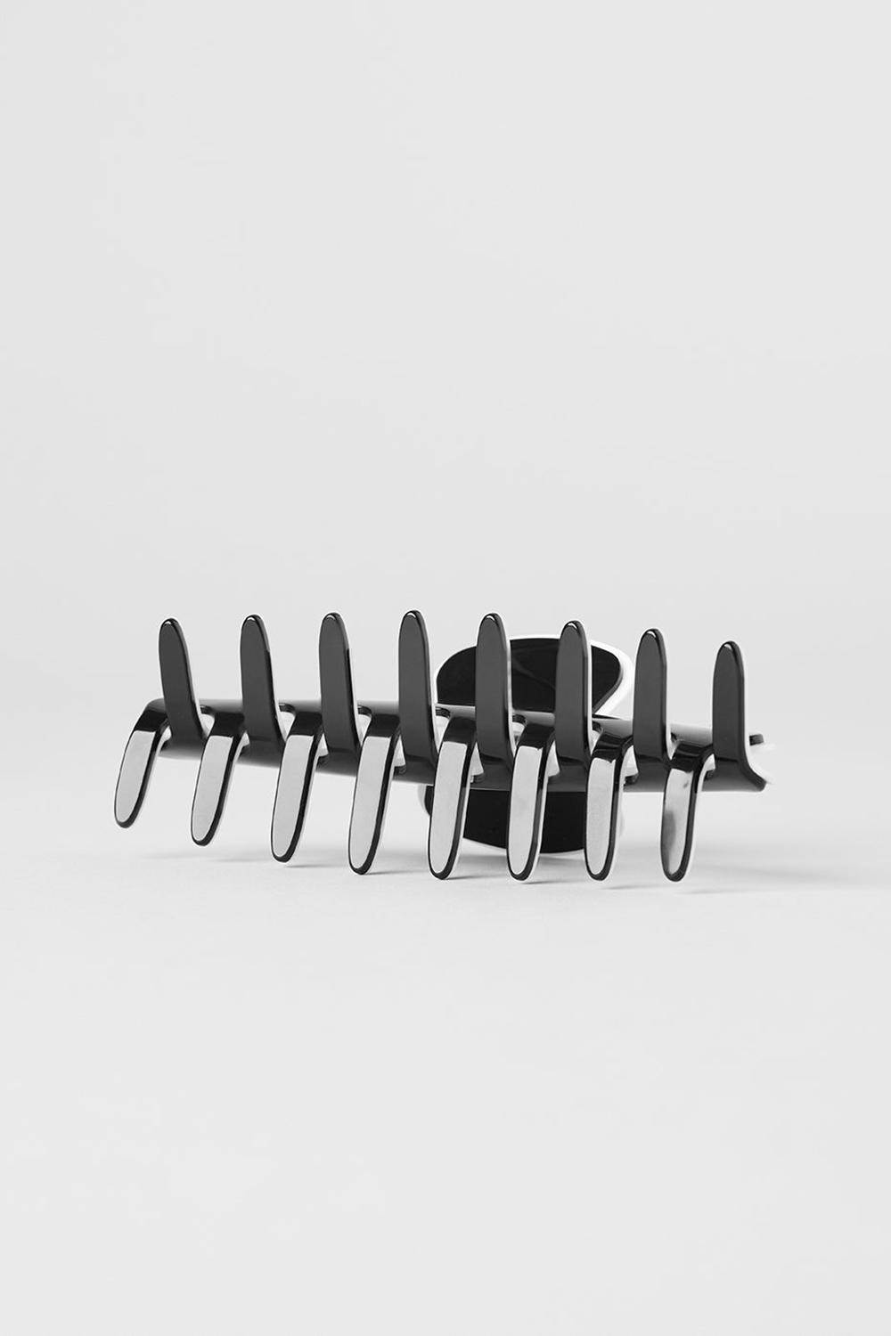 Alo Yoga Outline Claw Clip Naisten Hair Claw Mustat Valkoinen | Suomi  0758-IMEXL