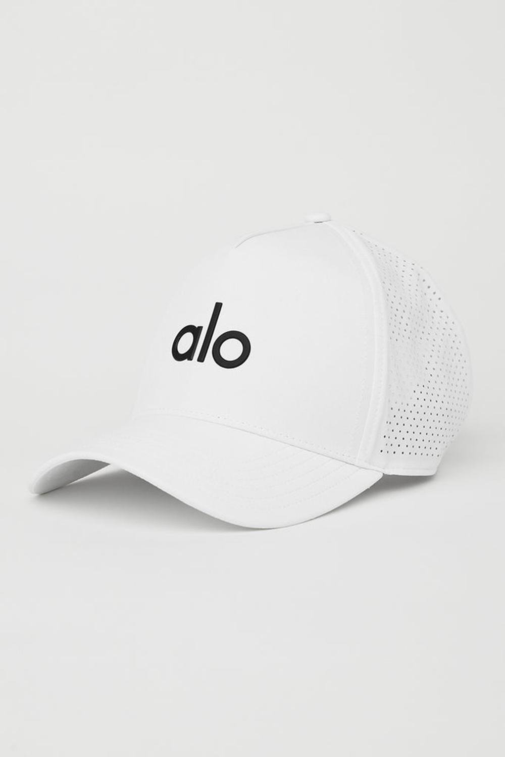 Alo Yoga Performance District Miesten Trucker Lippis Valkoinen Mustat | Suomi  9603-NJMQB