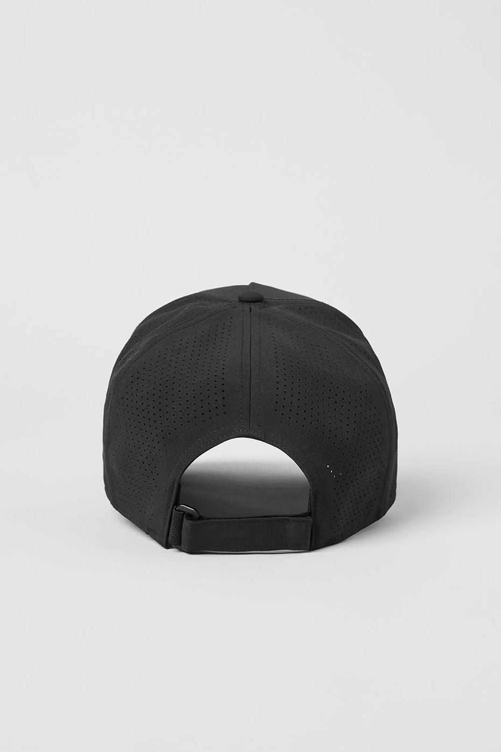 Alo Yoga Performance District Naisten Trucker Lippis Mustat | Suomi  8410-QLUEY