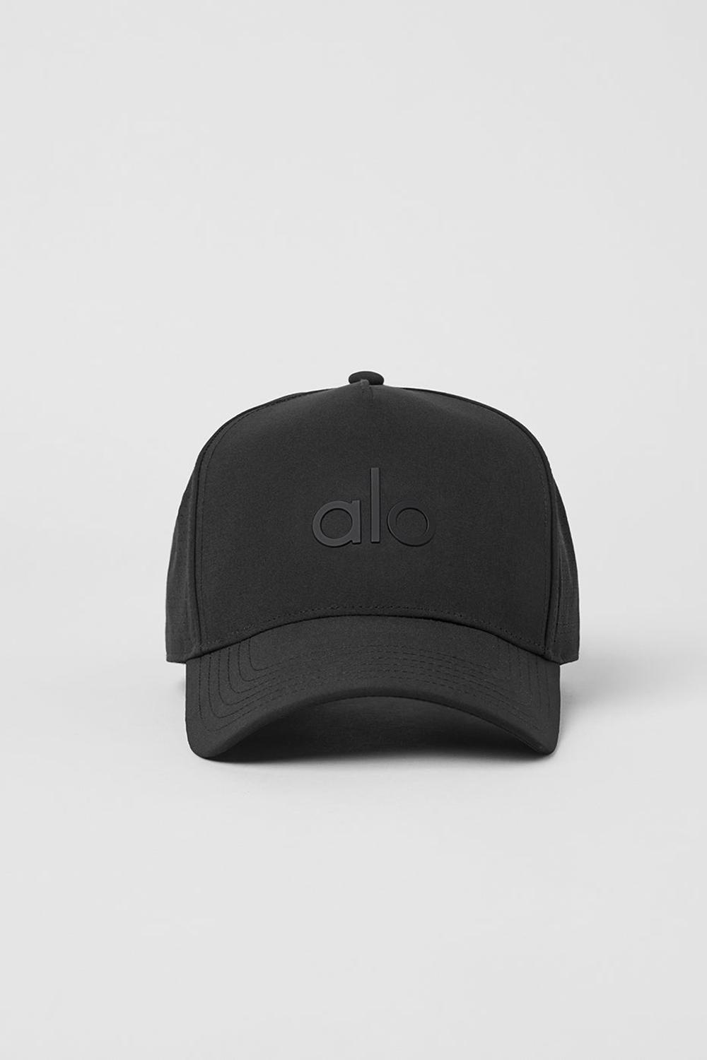 Alo Yoga Performance District Naisten Trucker Lippis Mustat | Suomi  8410-QLUEY