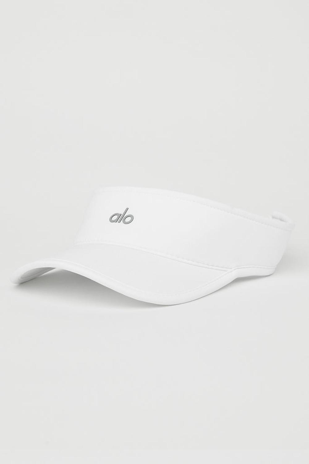 Alo Yoga Performance Eclipse Naisten Visor Valkoinen | Suomi  6253-NRKAC