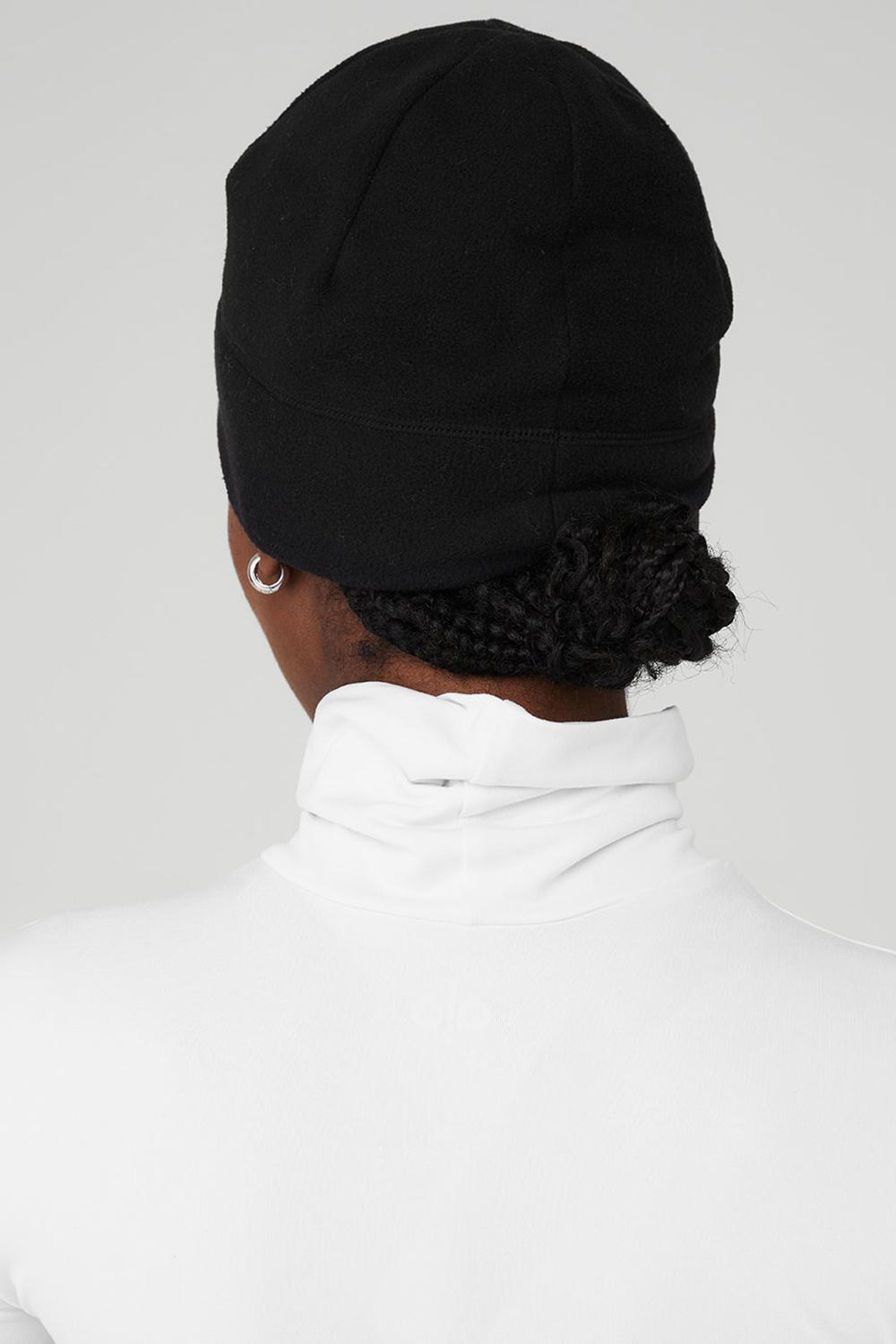 Alo Yoga Performance Fleece Naisten Pipo Mustat | Suomi  2843-QKLYV