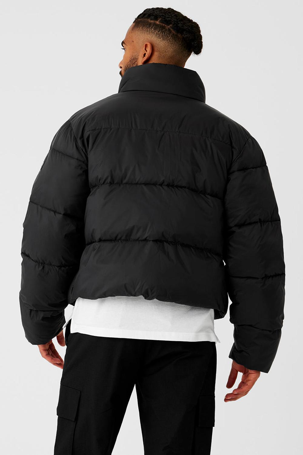 Alo Yoga Platinum Miesten Puffer Takki Mustat | Suomi  7815-OFWIL