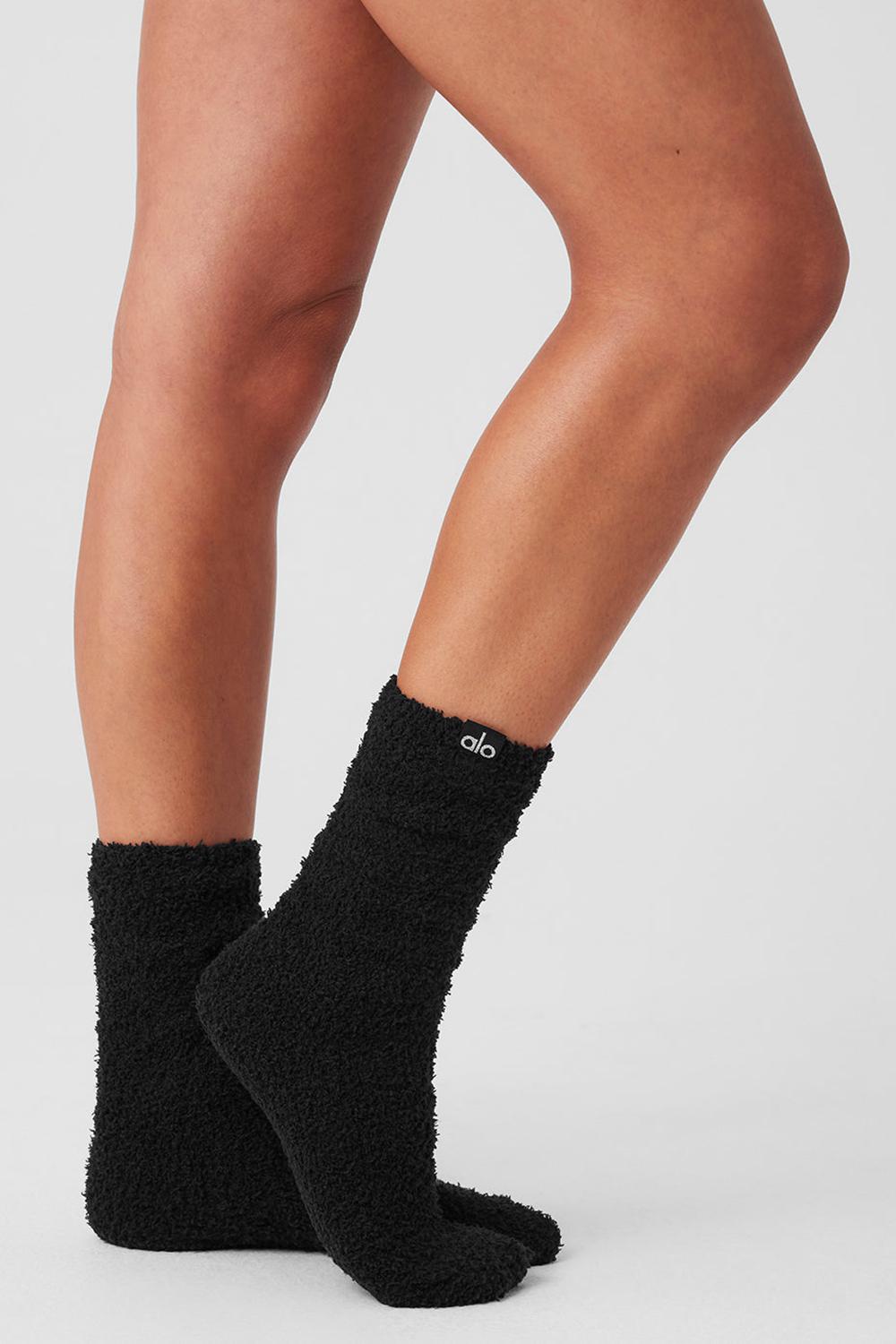 Alo Yoga Plush Lush Naisten Sukat Mustat | Suomi  0467-YEPOF