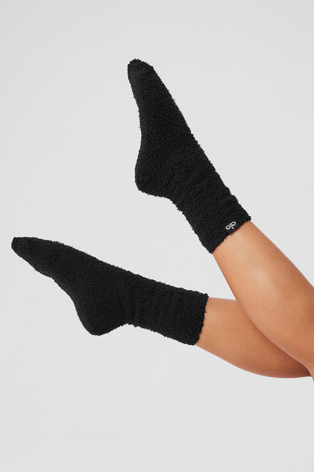 Alo Yoga Plush Lush Naisten Sukat Mustat | Suomi  0467-YEPOF