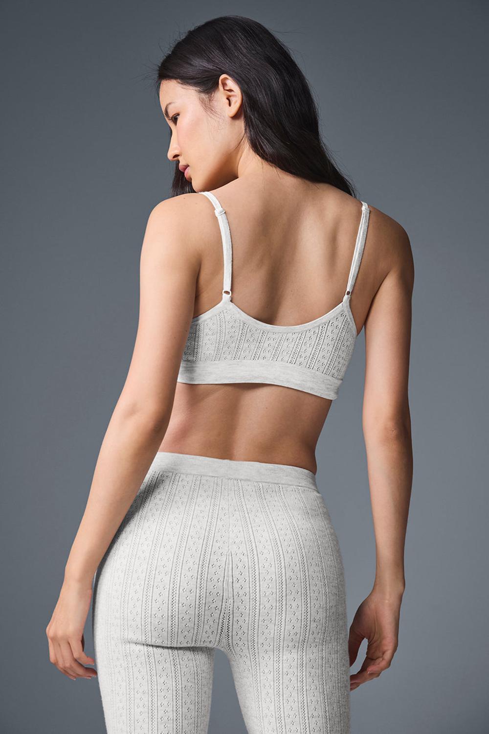 Alo Yoga Pointelle Sweater Be Mine Naisten Urheiluliivi Vaaleanharmaat | Suomi  2734-WVXZL