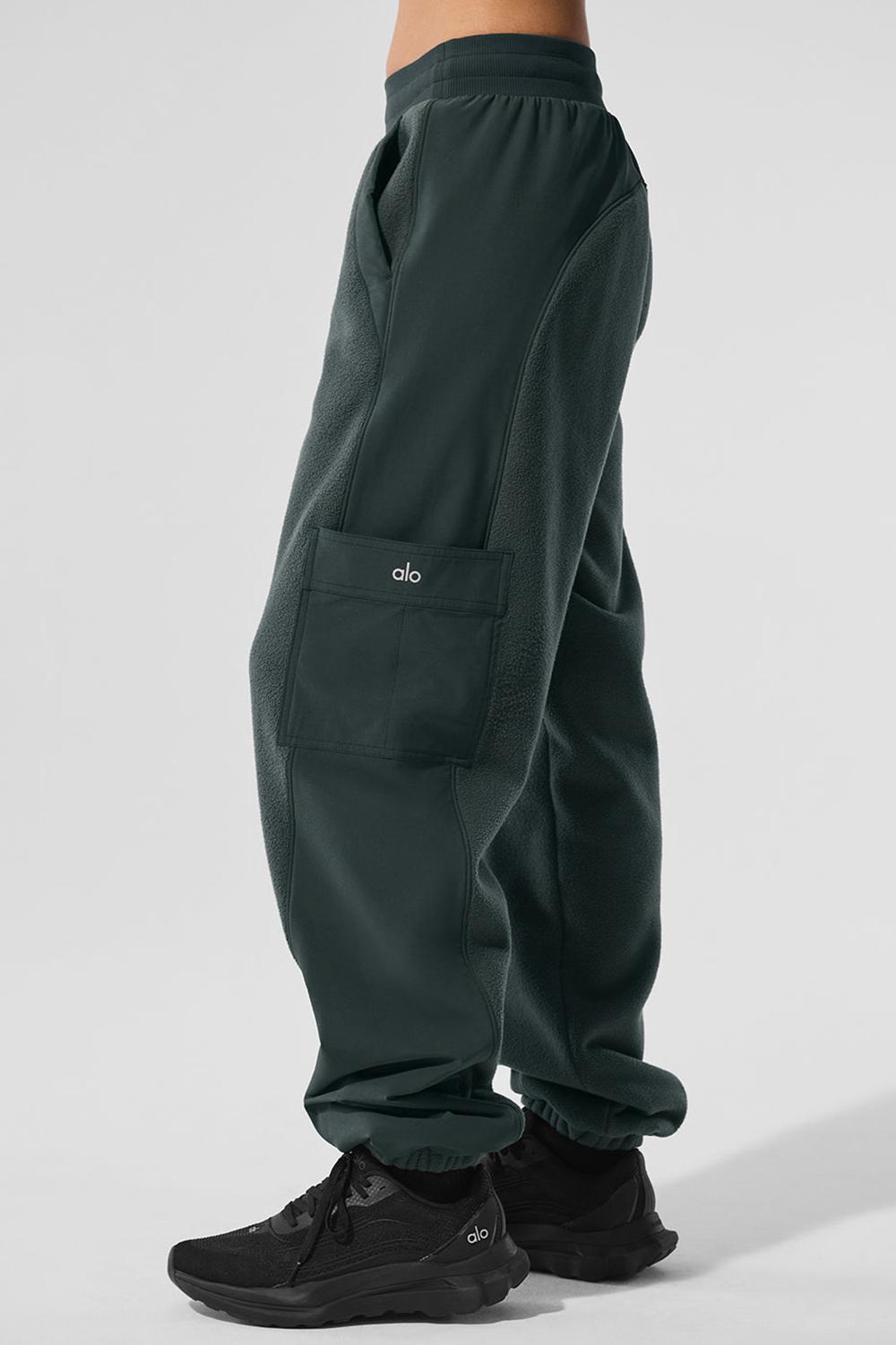 Alo Yoga Polar Fleece Wintry Mix Naisten Housut Vihreä | Suomi  9624-PNRQF