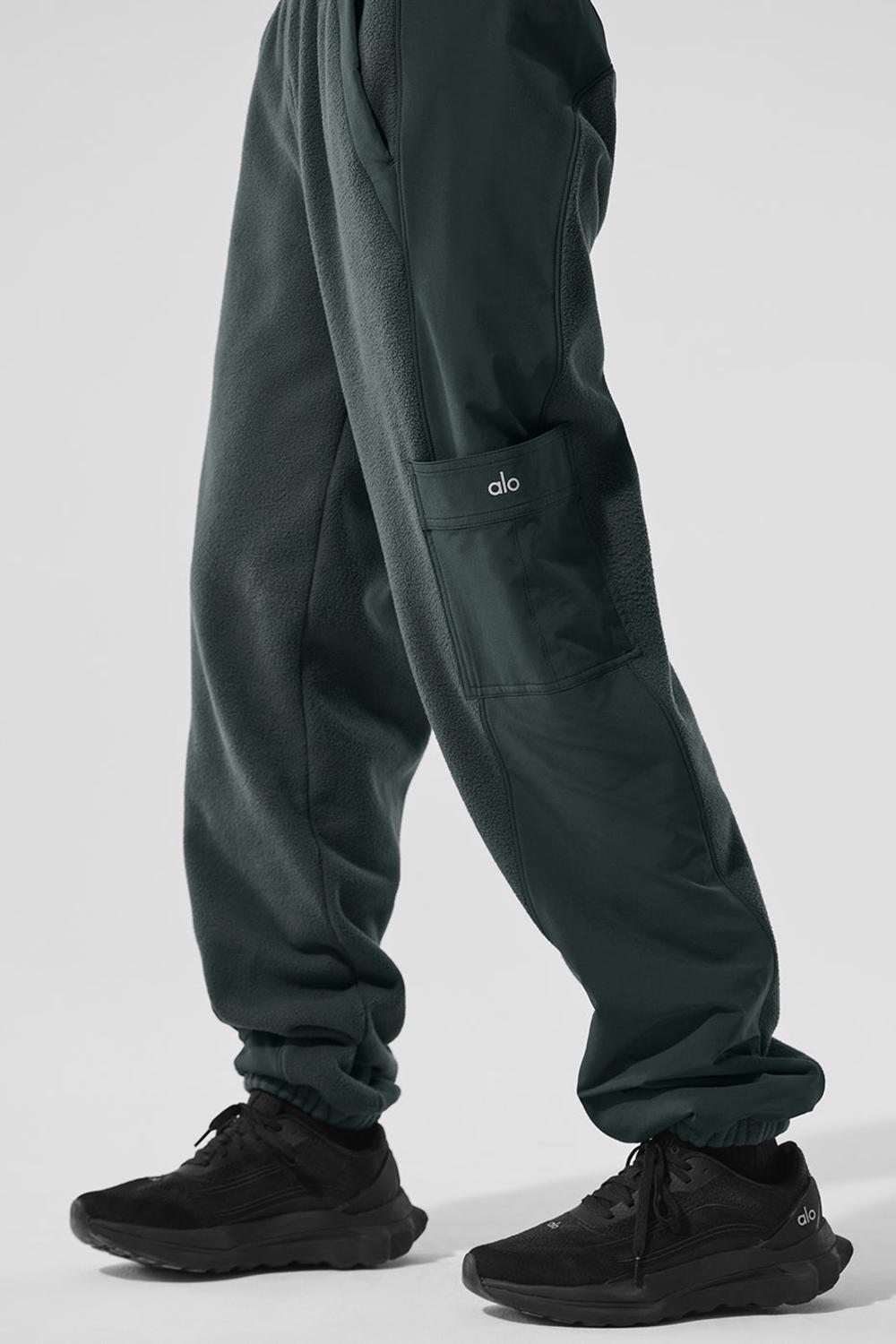 Alo Yoga Polar Fleece Wintry Mix Naisten Housut Vihreä | Suomi  9624-PNRQF