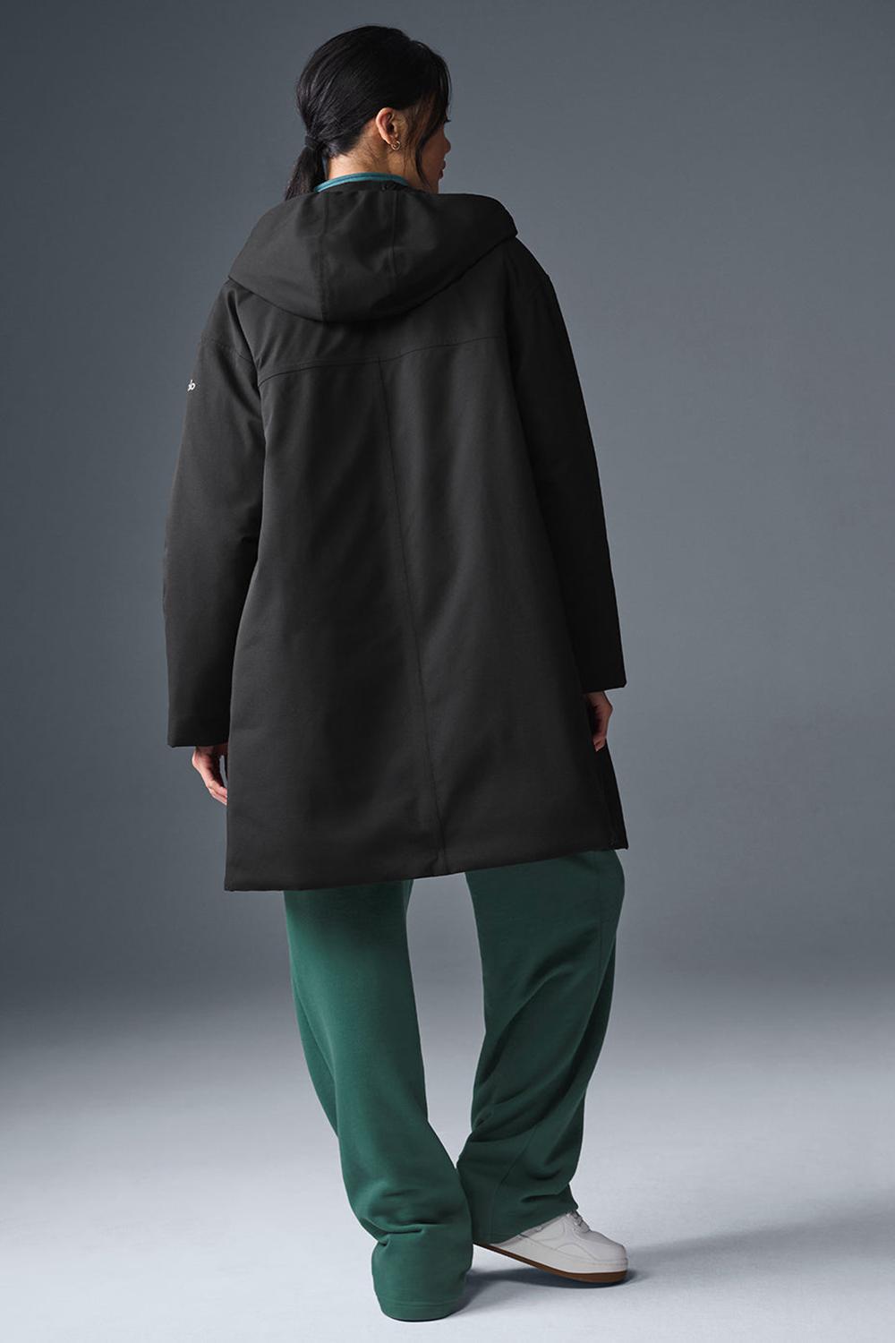 Alo Yoga Rain Or Shine Naisten Puffer Takki Mustat | Suomi  0547-ORYUX