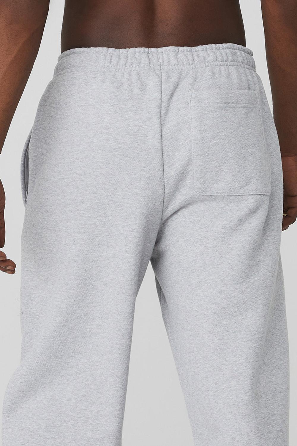 Alo Yoga Renown Heavy Weight Miesten Collegehousut Harmaat | Suomi  3740-ZHBAD
