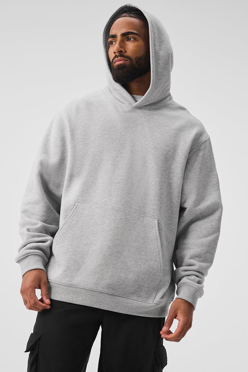 Alo Yoga Renown Heavy Weight Miesten Huppari Harmaat | Suomi  3970-XSFJH