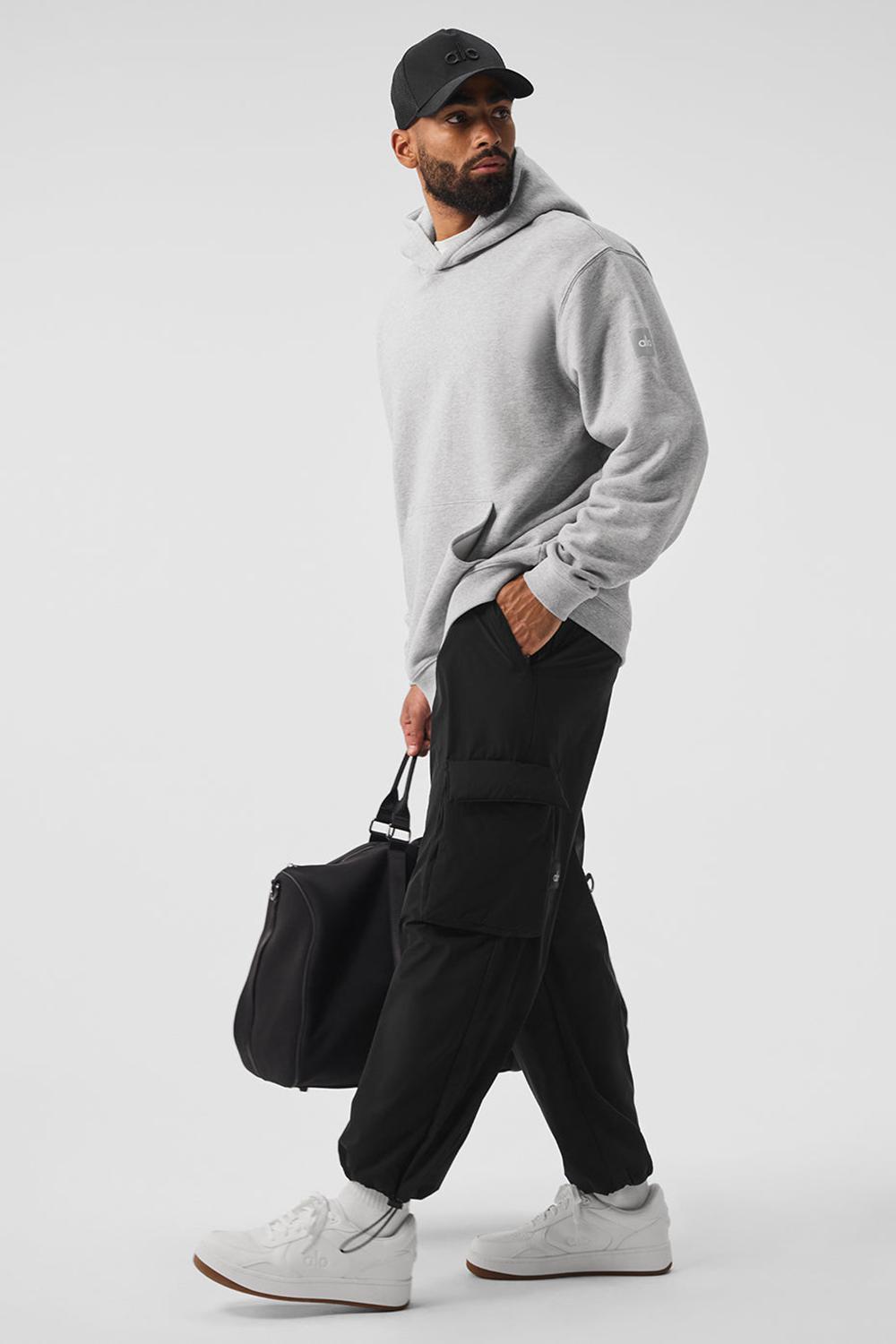 Alo Yoga Renown Heavy Weight Miesten Huppari Harmaat | Suomi  3970-XSFJH