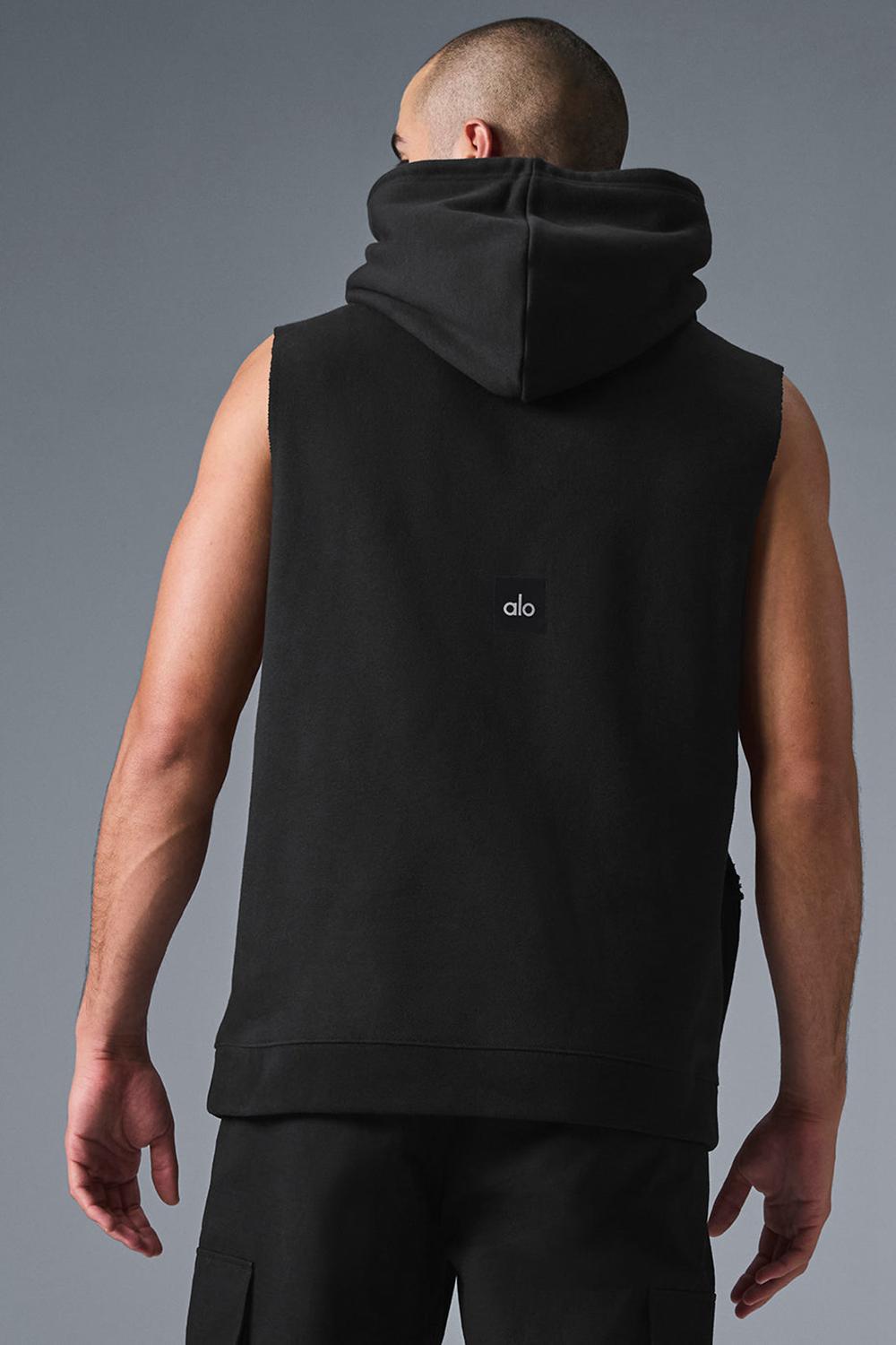 Alo Yoga Renown Sleeveless Miesten Huppari Mustat | Suomi  7065-XGBWP