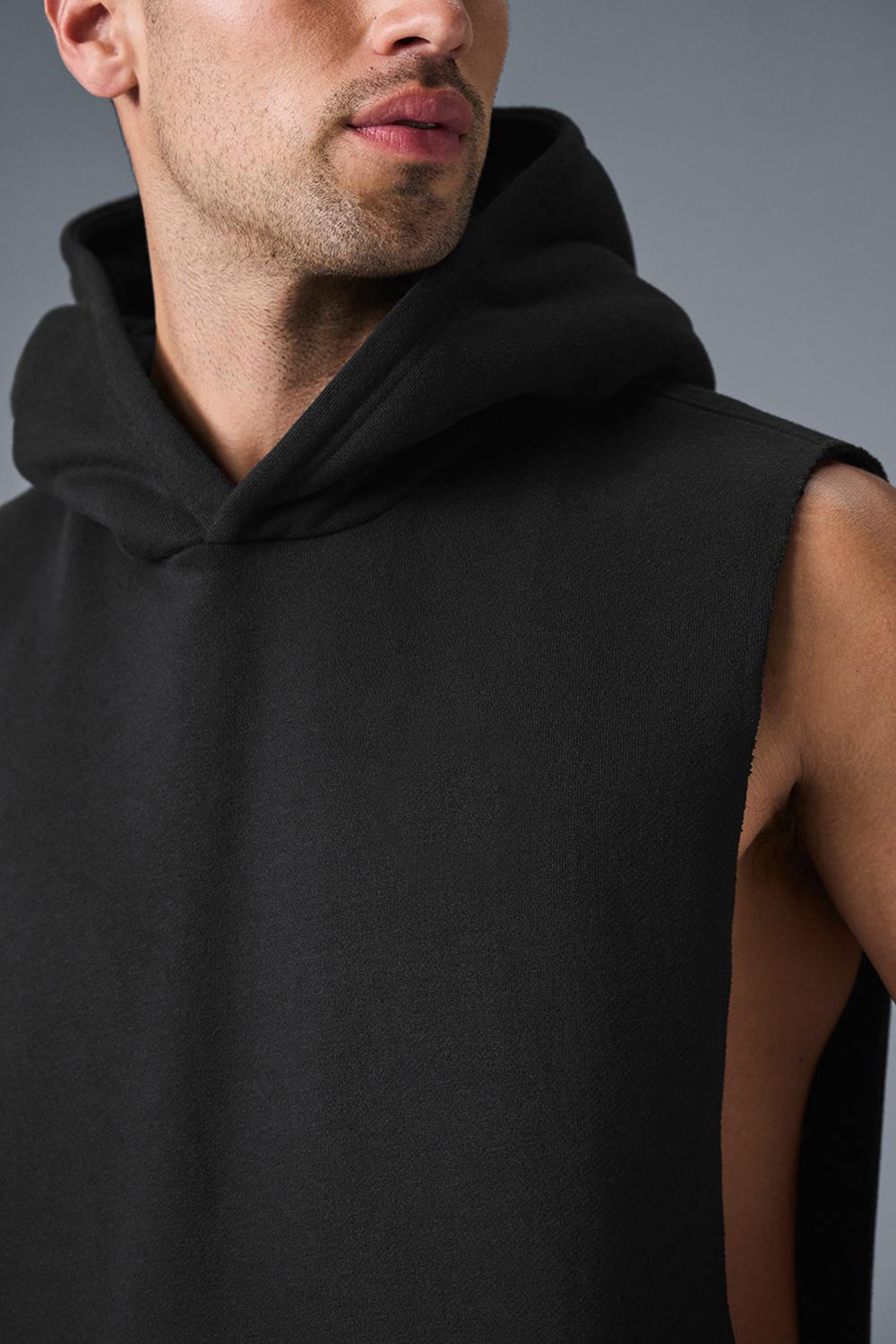 Alo Yoga Renown Sleeveless Miesten Huppari Mustat | Suomi  7065-XGBWP