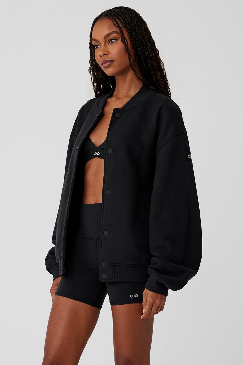 Alo Yoga Renown Varsity Naisten Takit Mustat | Suomi  3209-DULQO