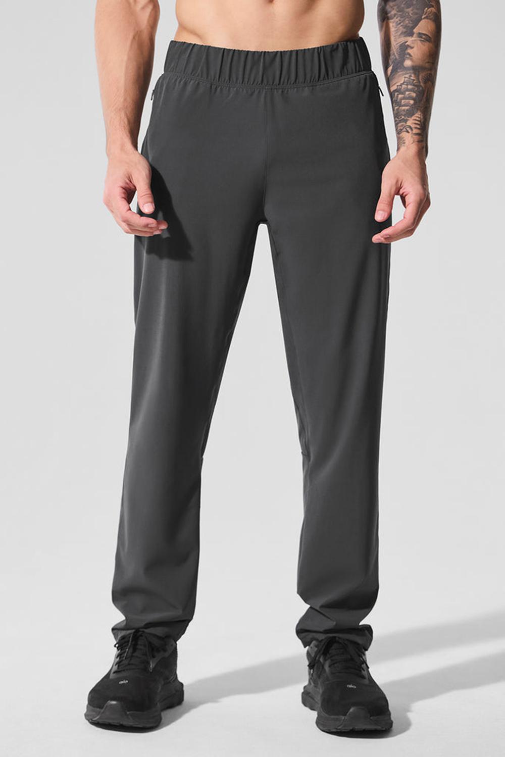 Alo Yoga Repetition Miesten Housut Anthracite | Suomi  1402-CGYTS